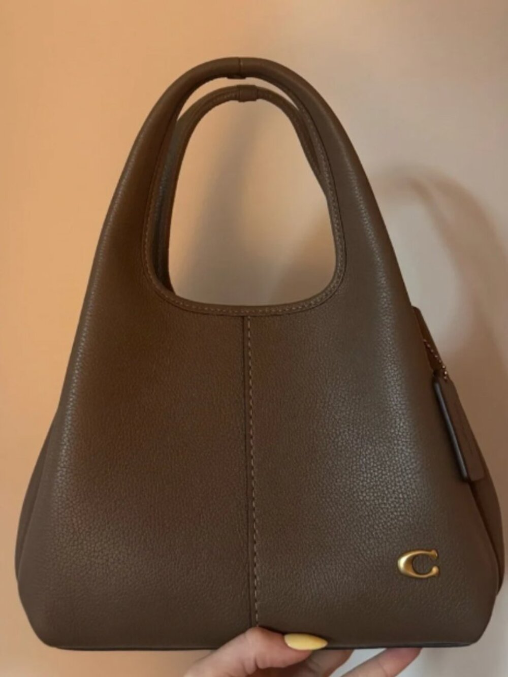 Coach Brown Leather Mini Tote Shoulder Bag